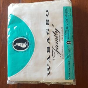 Wabasso Family 81" X 100" Full Double bed sheet Made in Canada